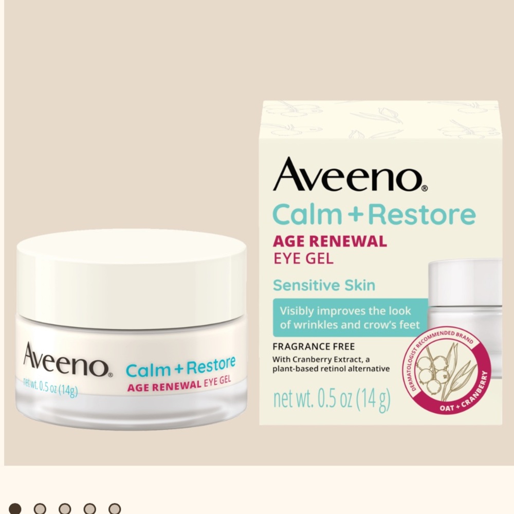 Aveeno Calm + Restore Age Renewal Eye Gel for Sensitive Skin